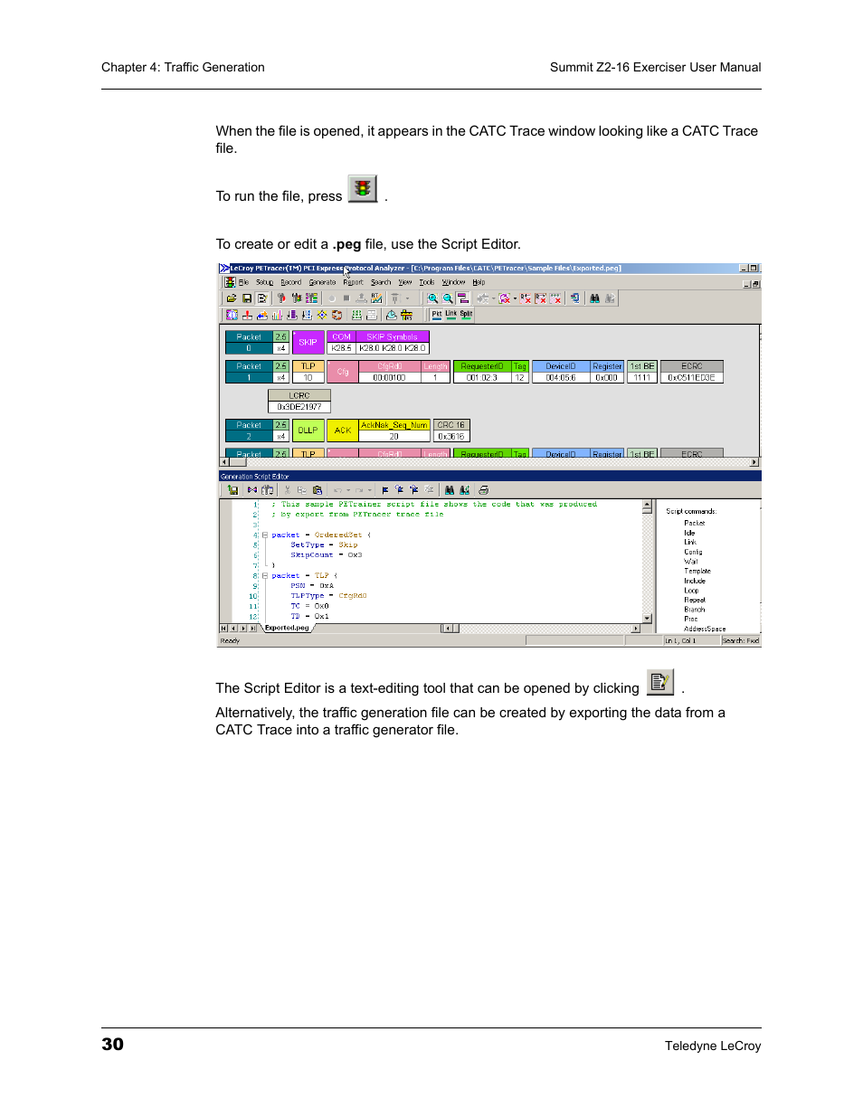 Teledyne LeCroy Summit Z2-16 PCI Express Multi-lane Exerciser User Manual User Manual | Page 34 / 84