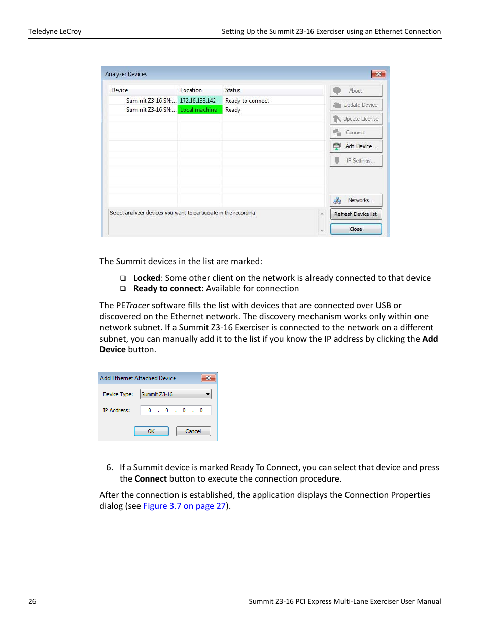 Teledyne LeCroy Summit Z3-16 PCI Express Multi-lane Exerciser User Manual User Manual | Page 26 / 118