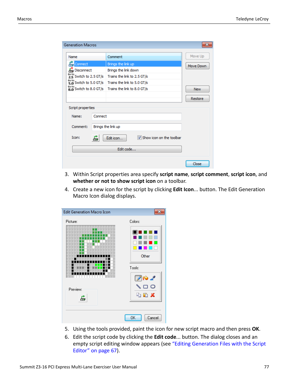 Teledyne LeCroy Summit Z3-16 PCI Express Multi-lane Exerciser User Manual User Manual | Page 77 / 118