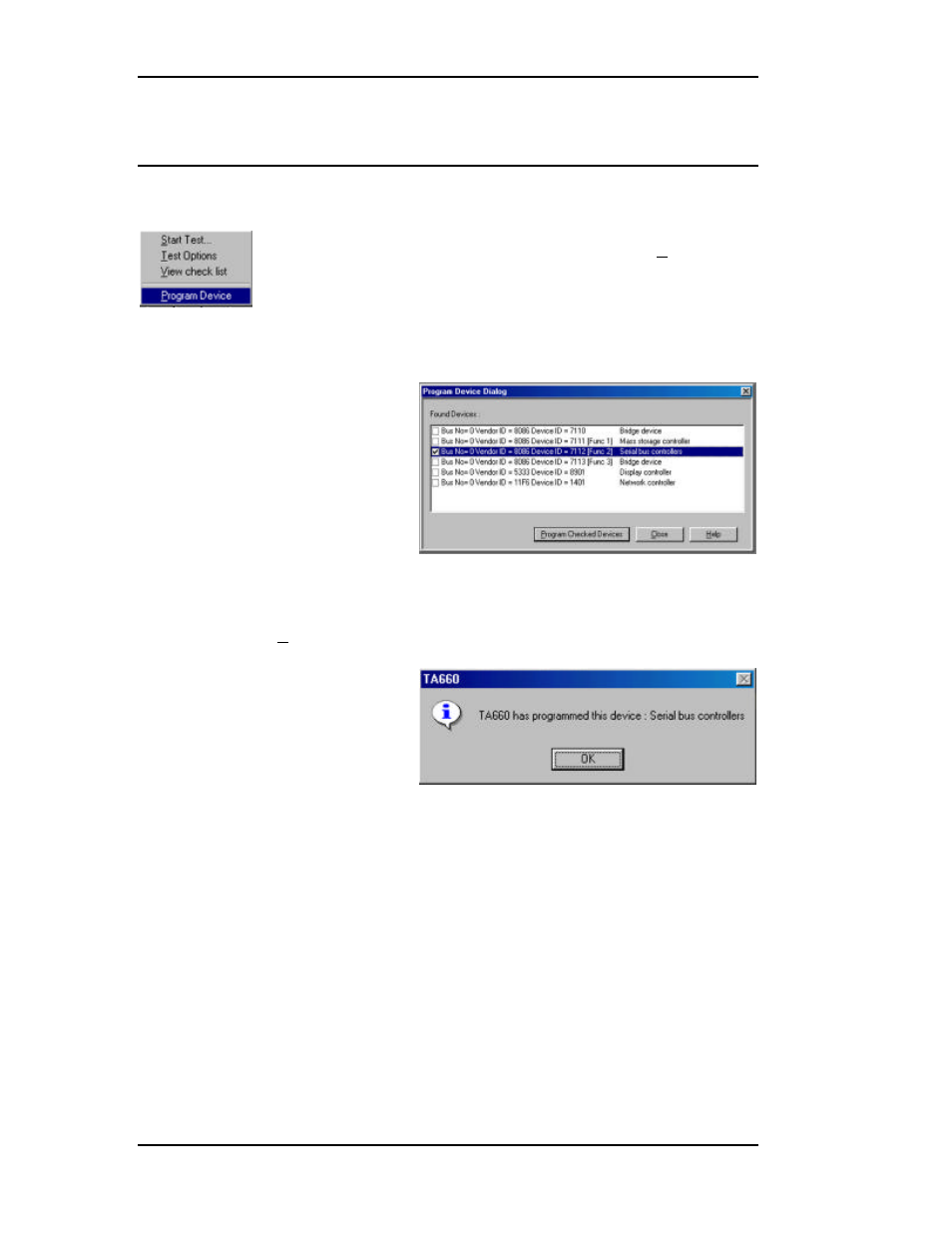 Program device | Teledyne LeCroy TA660СА User Manual | Page 100 / 156