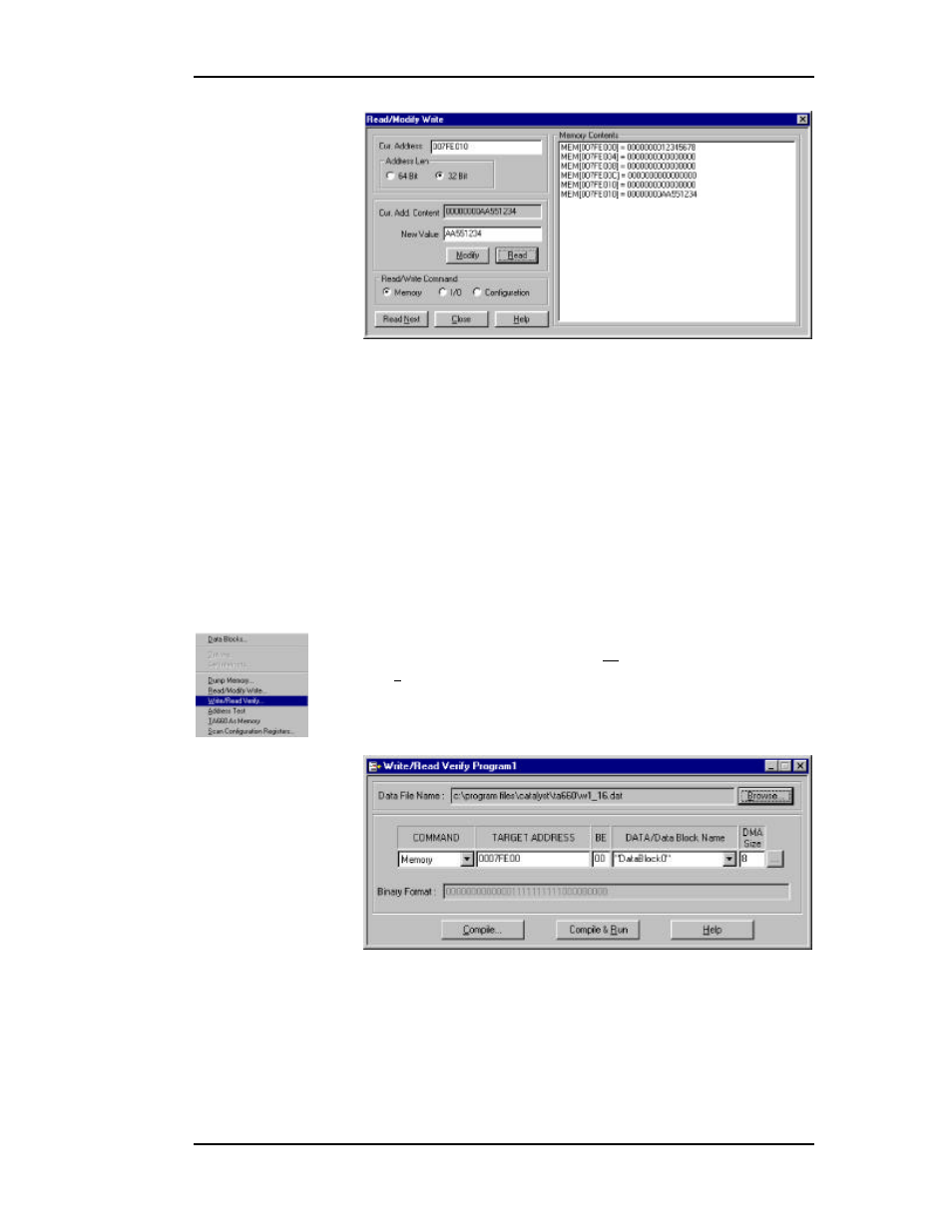 Write read verify | Teledyne LeCroy TA660СА User Manual | Page 45 / 156