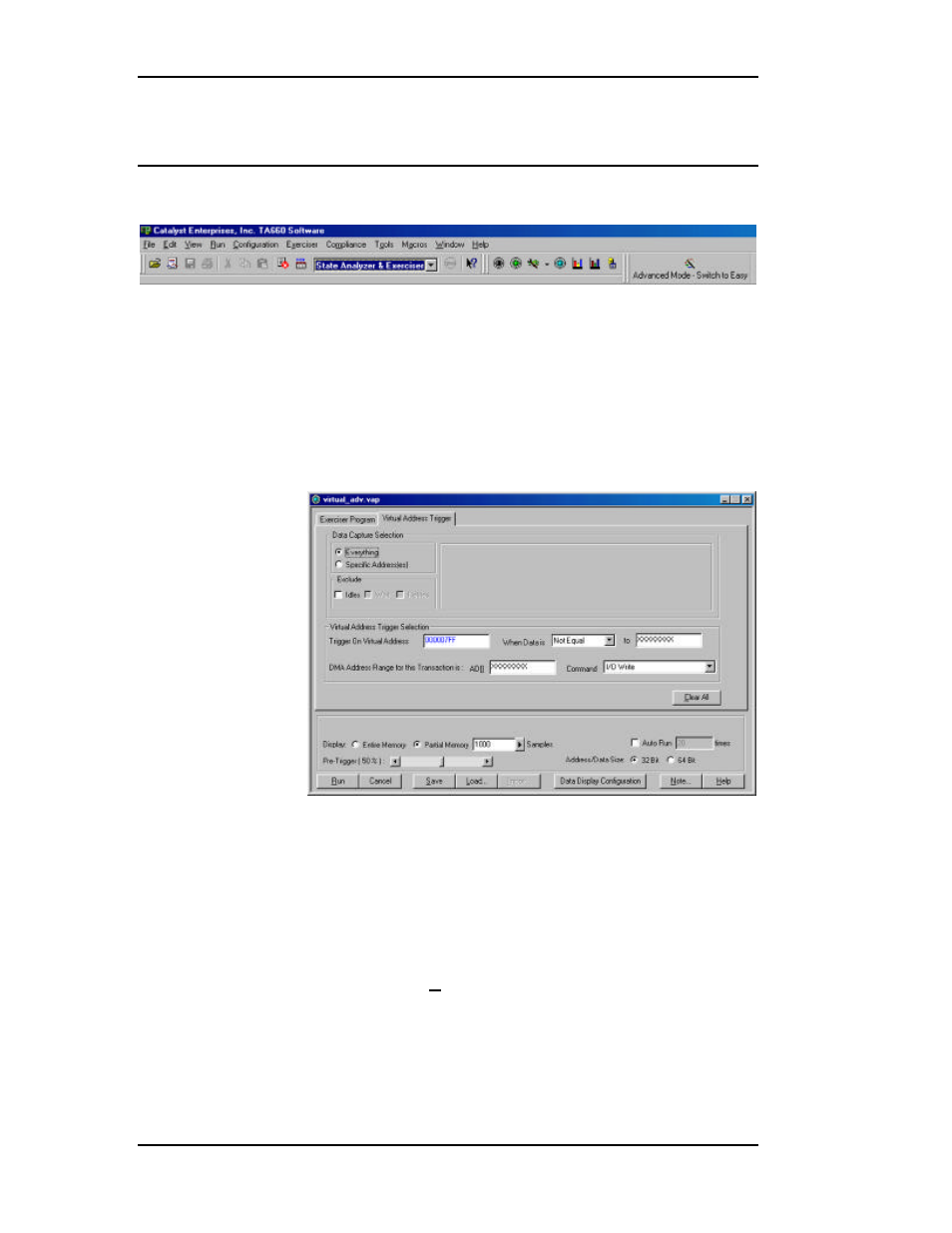 Virtual address trigger | Teledyne LeCroy TA660СА User Manual | Page 76 / 156