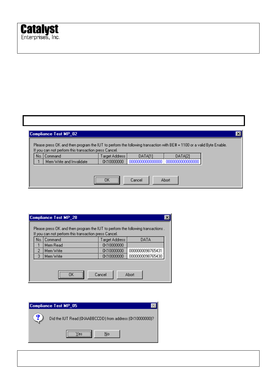 Mp tests, Compliance test | Teledyne LeCroy TA700 Compliance User Guide User Manual | Page 7 / 71