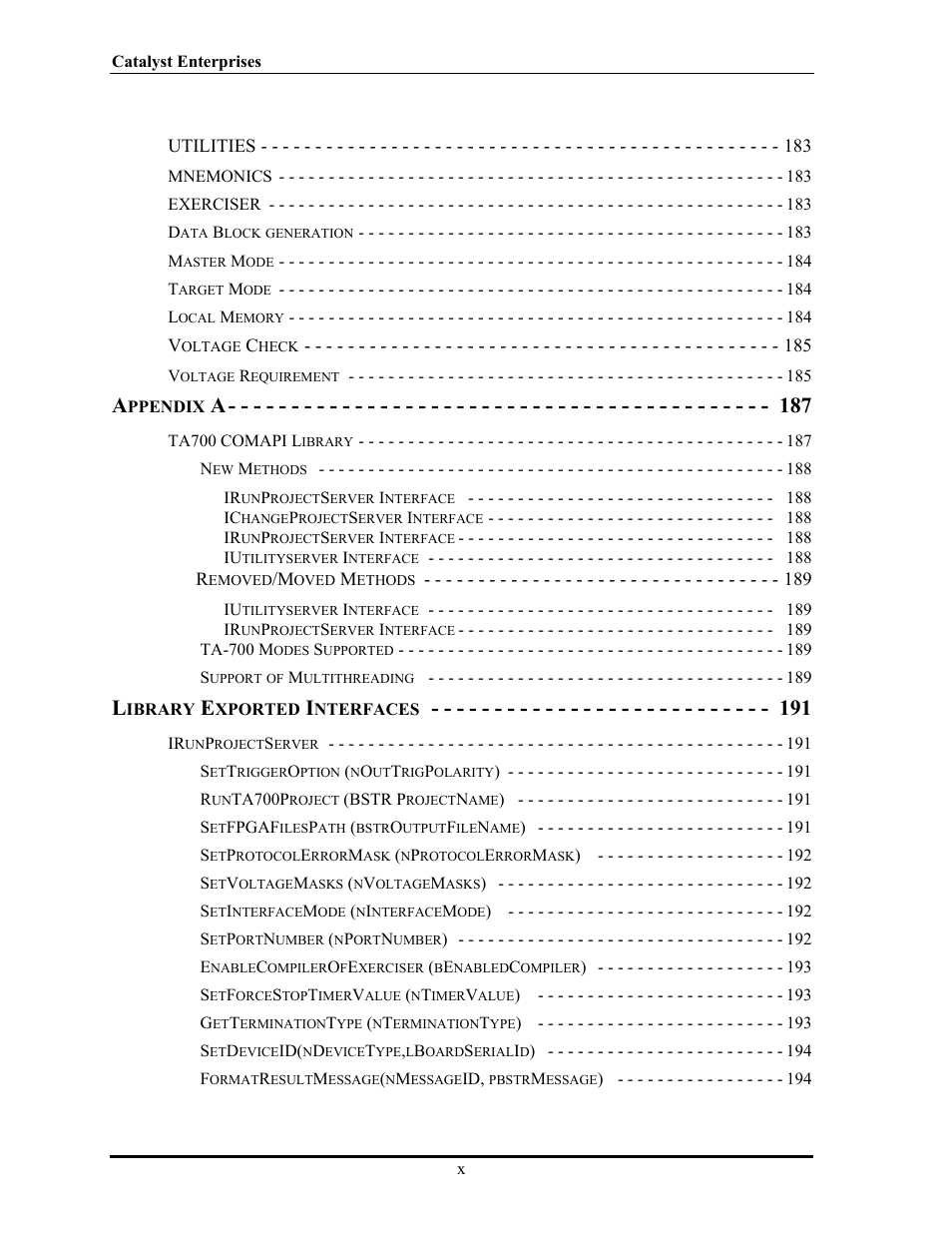 Teledyne LeCroy TA700_800_850 User Manual User Manual | Page 10 / 268