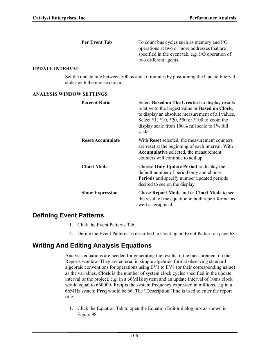 Defining event patterns, Writing and editing analysis equations, Efining | Vent, Atterns, Riting, Diting, Nalysis, Quations | Teledyne LeCroy TA700_800_850 User Manual User Manual | Page 120 / 268