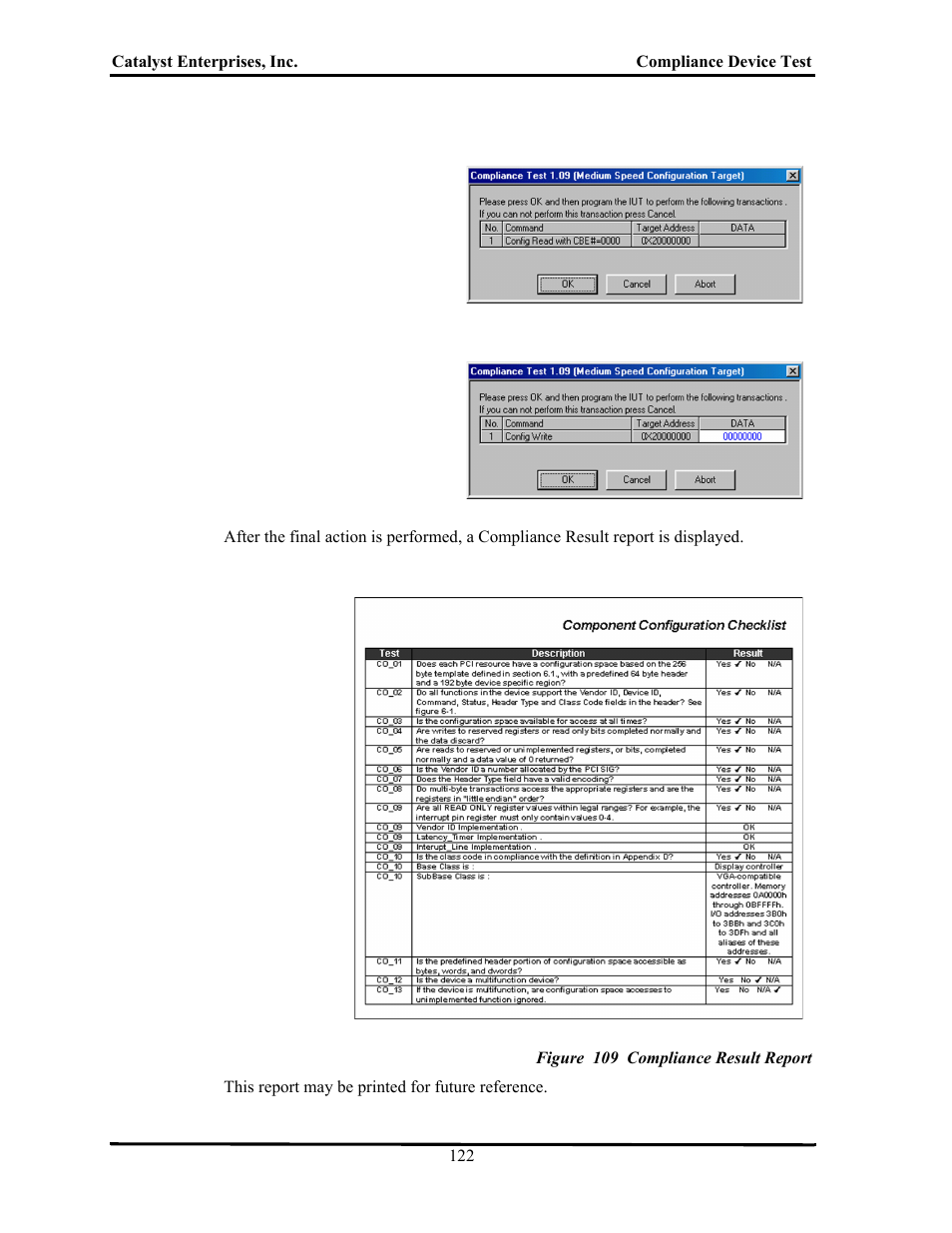 Figure 109 compliance result report | Teledyne LeCroy TA700_800_850 User Manual User Manual | Page 136 / 268