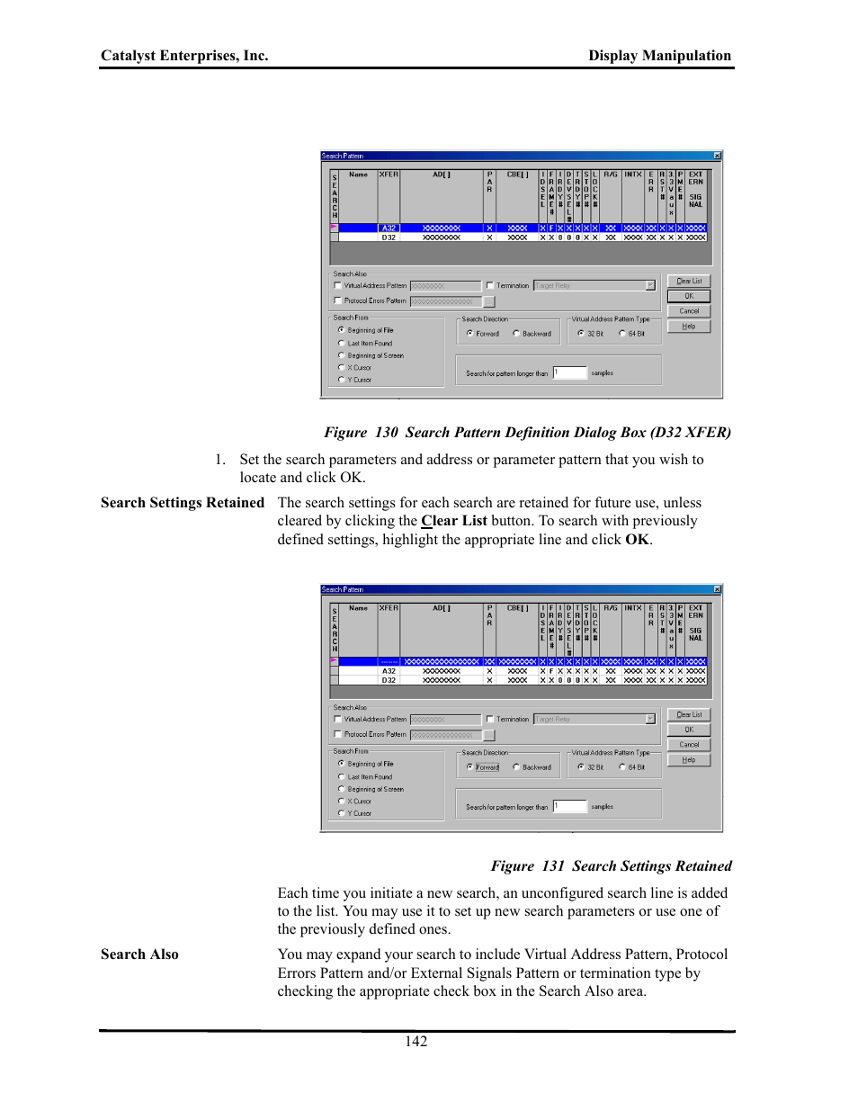 Figure 131 search settings retained | Teledyne LeCroy TA700_800_850 User Manual User Manual | Page 156 / 268