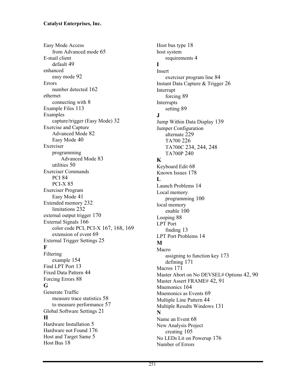 Teledyne LeCroy TA700_800_850 User Manual User Manual | Page 265 / 268