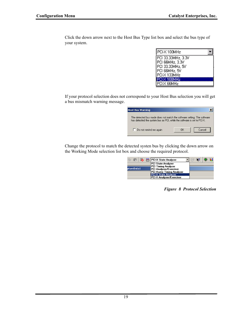 Figure 8 protocol selection | Teledyne LeCroy TA700_800_850 User Manual User Manual | Page 33 / 268