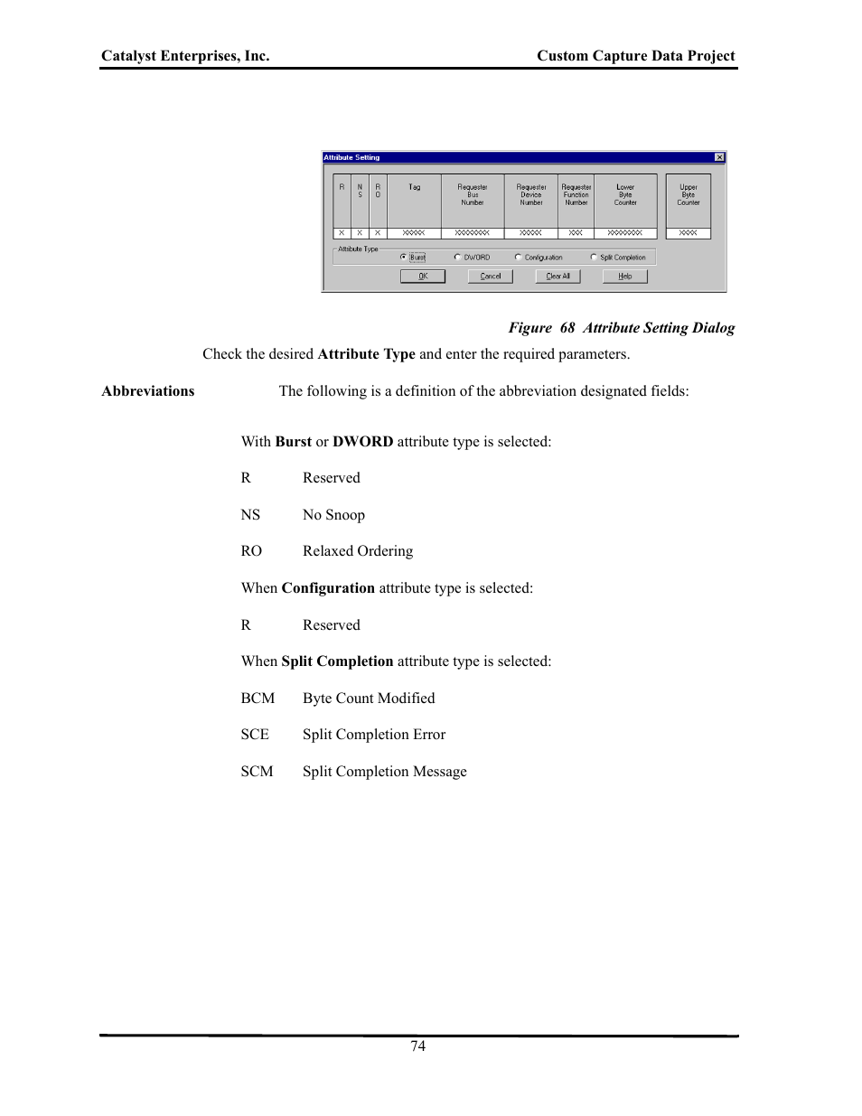 Figure 68 attribute setting dialog | Teledyne LeCroy TA700_800_850 User Manual User Manual | Page 88 / 268