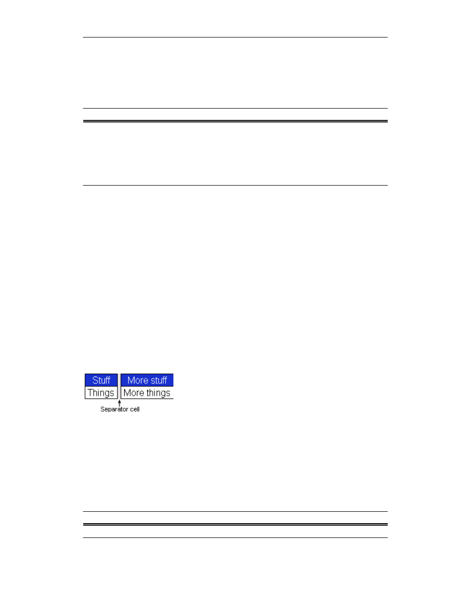 Addseparator(), Begincellblock() | Teledyne LeCroy CATC Scripting Language Reference Manual User Manual | Page 46 / 57