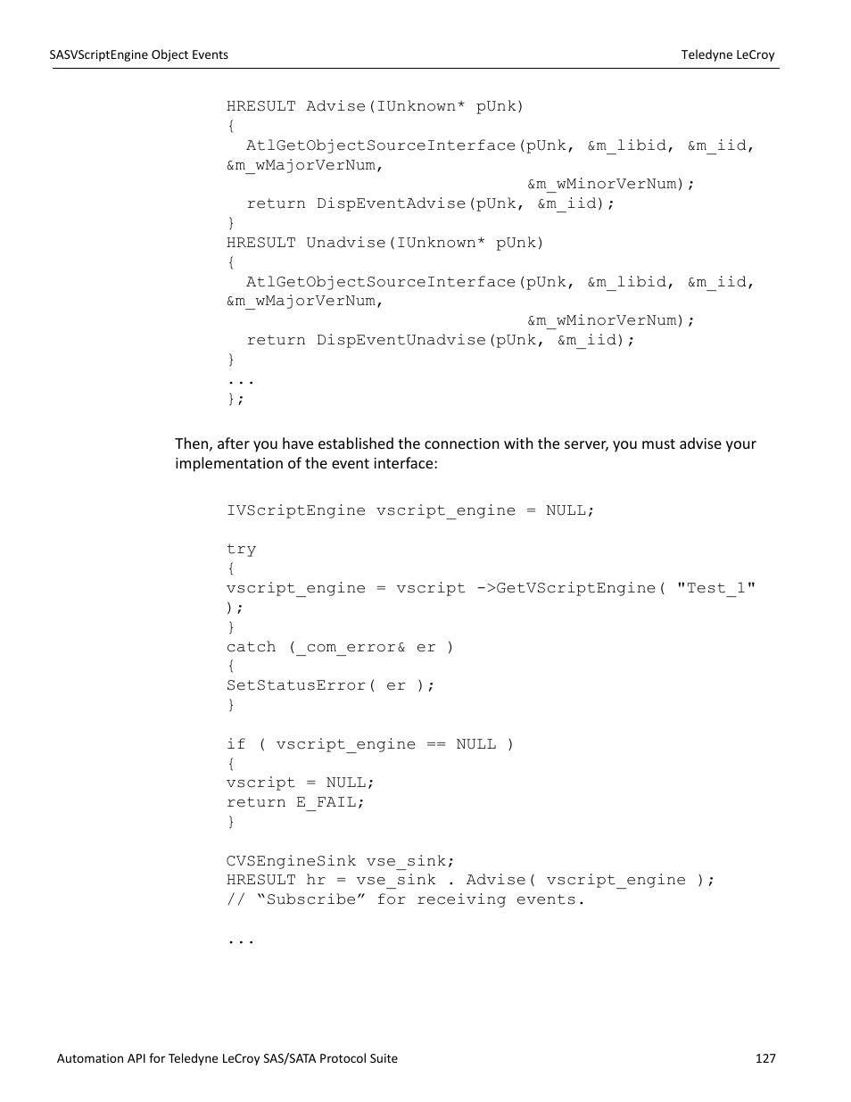 Teledyne LeCroy SAS_SATA Automation API manual User Manual | Page 133 / 150