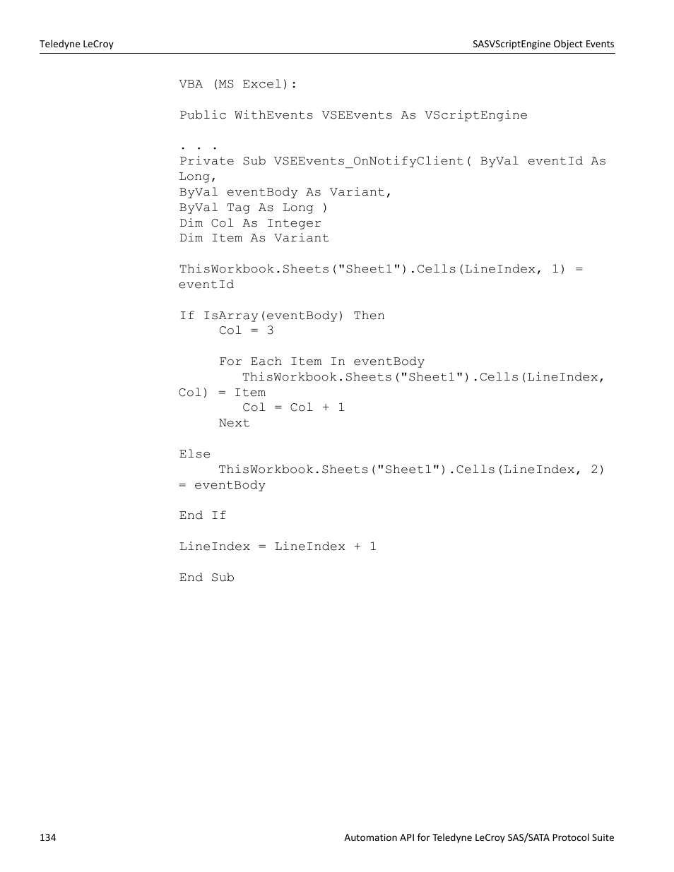 Teledyne LeCroy SAS_SATA Automation API manual User Manual | Page 140 / 150