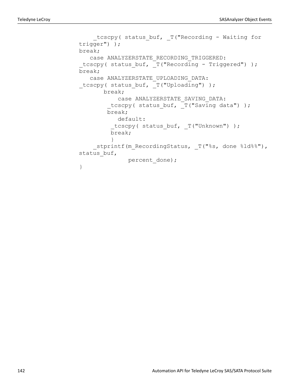 Teledyne LeCroy SAS_SATA Automation API manual User Manual | Page 148 / 150