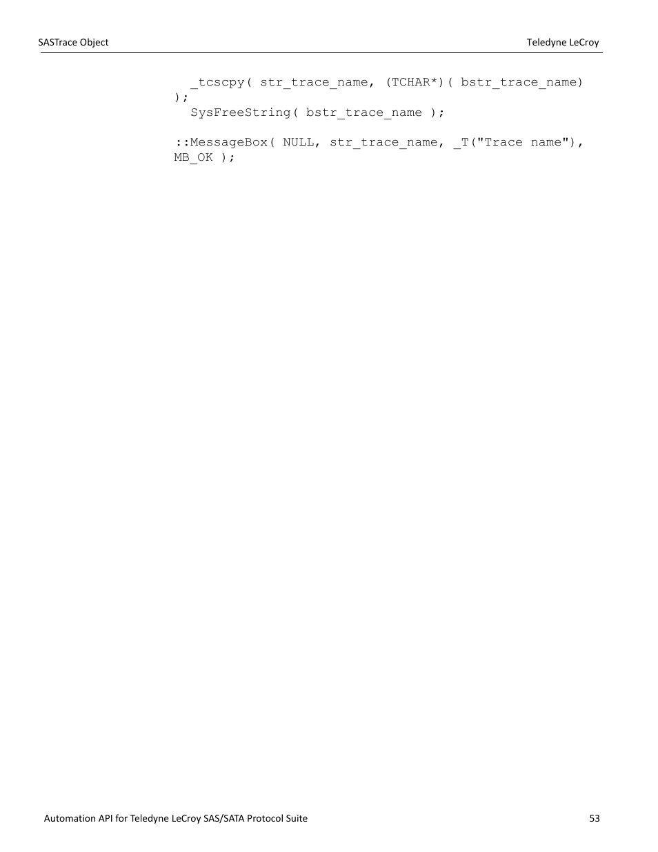 Teledyne LeCroy SAS_SATA Automation API manual User Manual | Page 59 / 150
