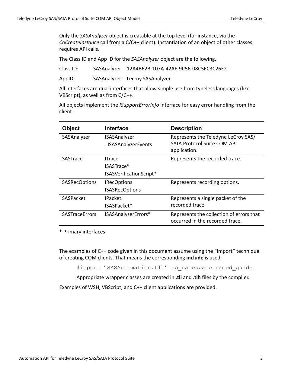 Teledyne LeCroy SAS_SATA Automation API manual User Manual | Page 9 / 150