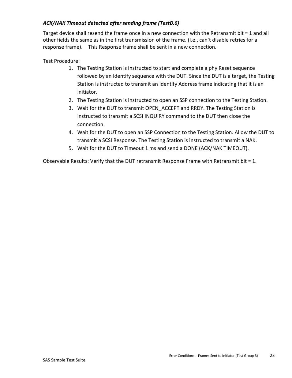 Teledyne LeCroy SAS Sample Test Suite User Manual | Page 23 / 109
