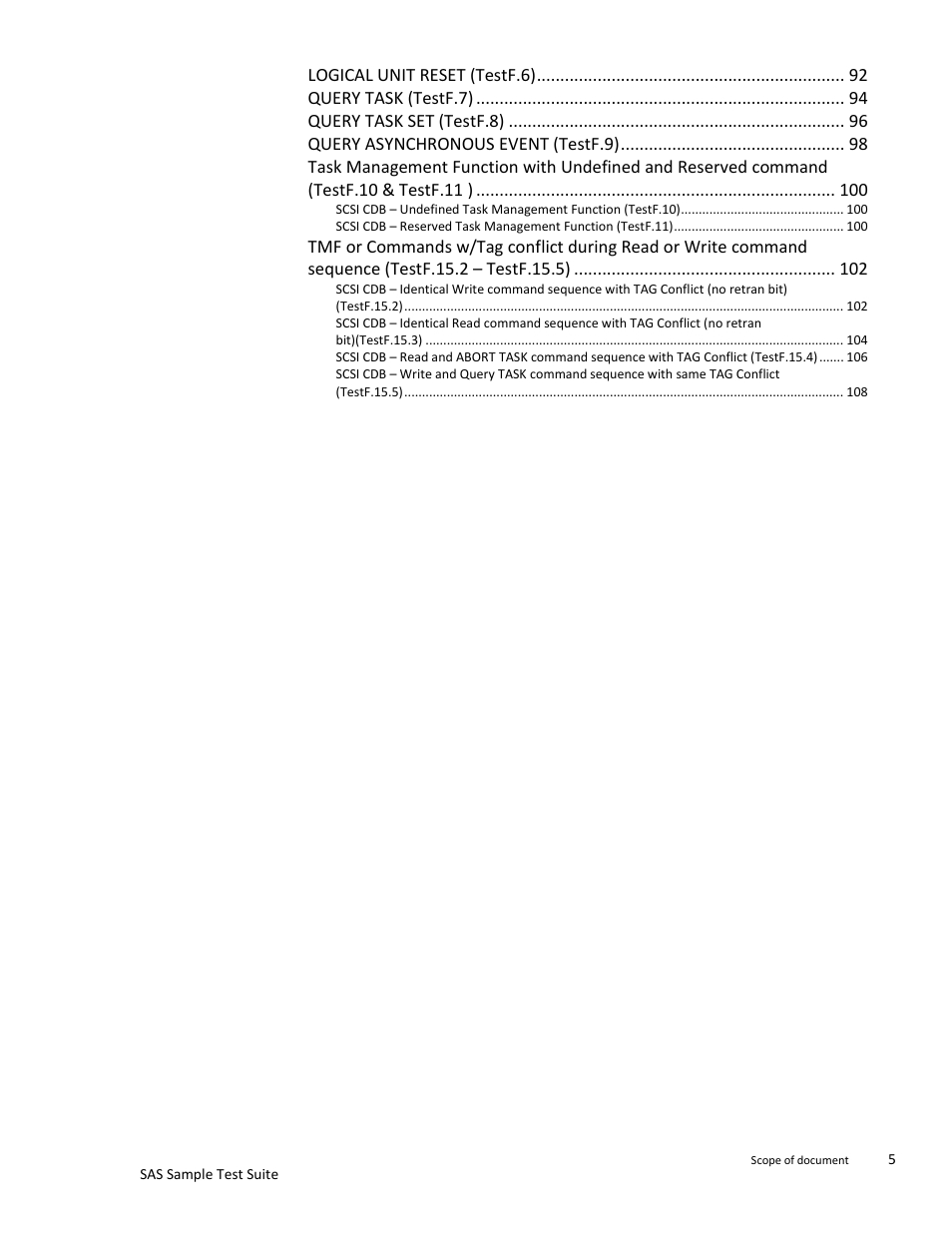 Teledyne LeCroy SAS Sample Test Suite User Manual | Page 5 / 109
