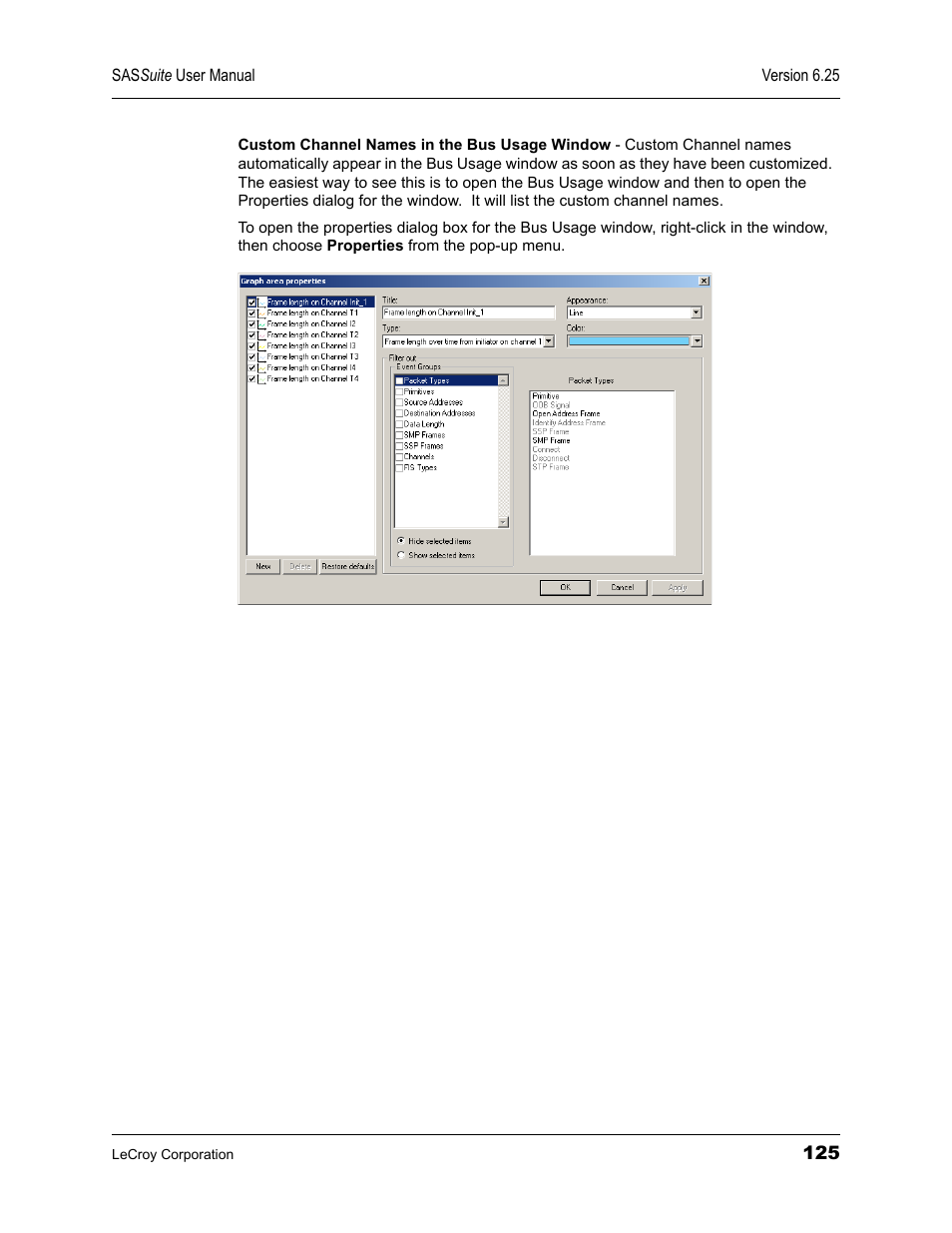 Teledyne LeCroy SAS Suite User Manual User Manual | Page 135 / 302