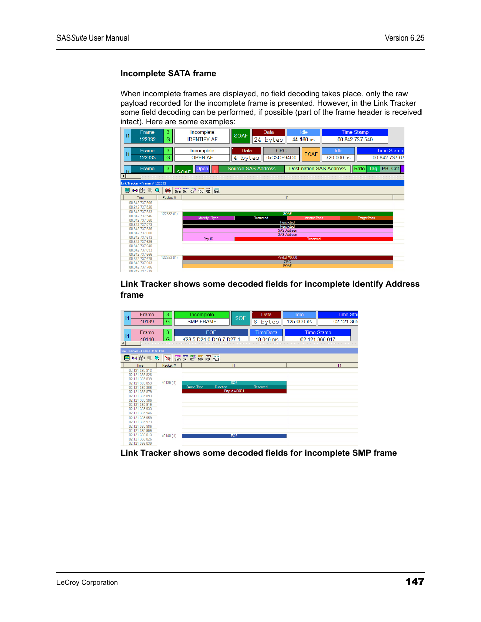 Teledyne LeCroy SAS Suite User Manual User Manual | Page 157 / 302