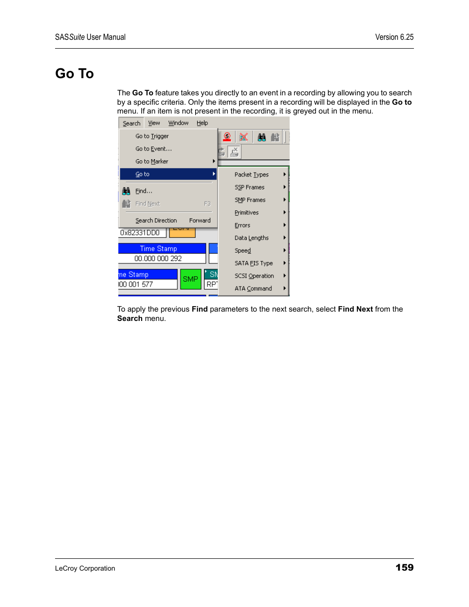 Go to | Teledyne LeCroy SAS Suite User Manual User Manual | Page 169 / 302