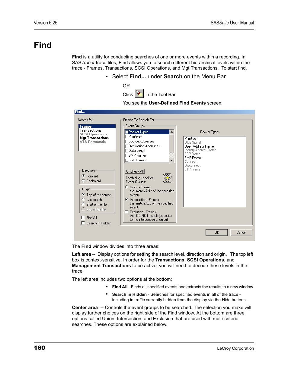 Find | Teledyne LeCroy SAS Suite User Manual User Manual | Page 170 / 302