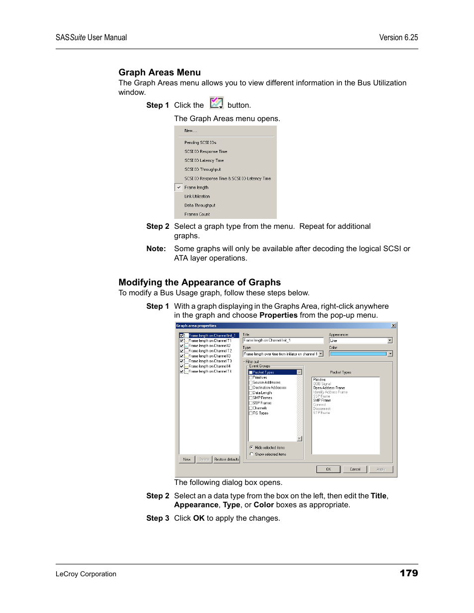 Teledyne LeCroy SAS Suite User Manual User Manual | Page 189 / 302