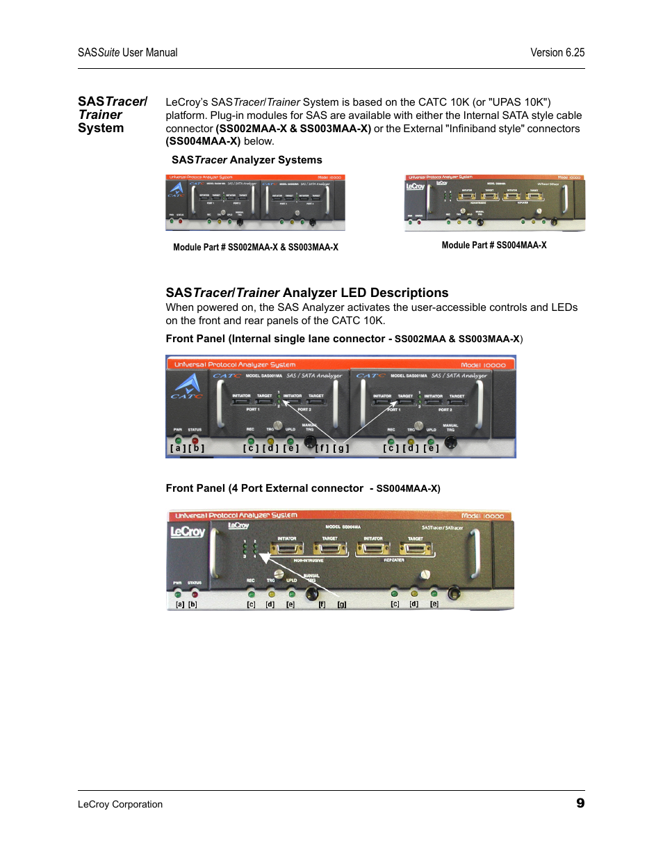 Sastracer/ trainer system | Teledyne LeCroy SAS Suite User Manual User Manual | Page 19 / 302