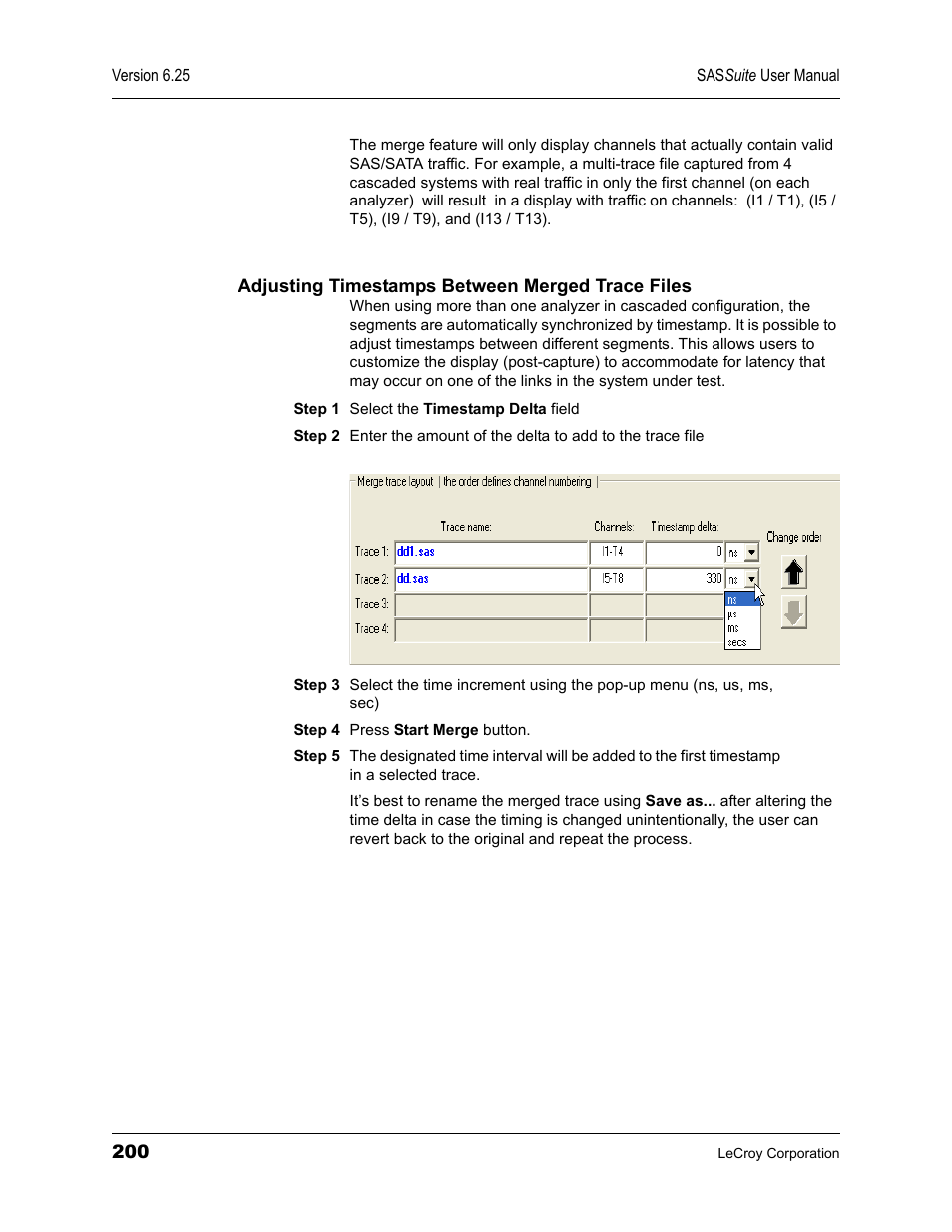 Teledyne LeCroy SAS Suite User Manual User Manual | Page 210 / 302