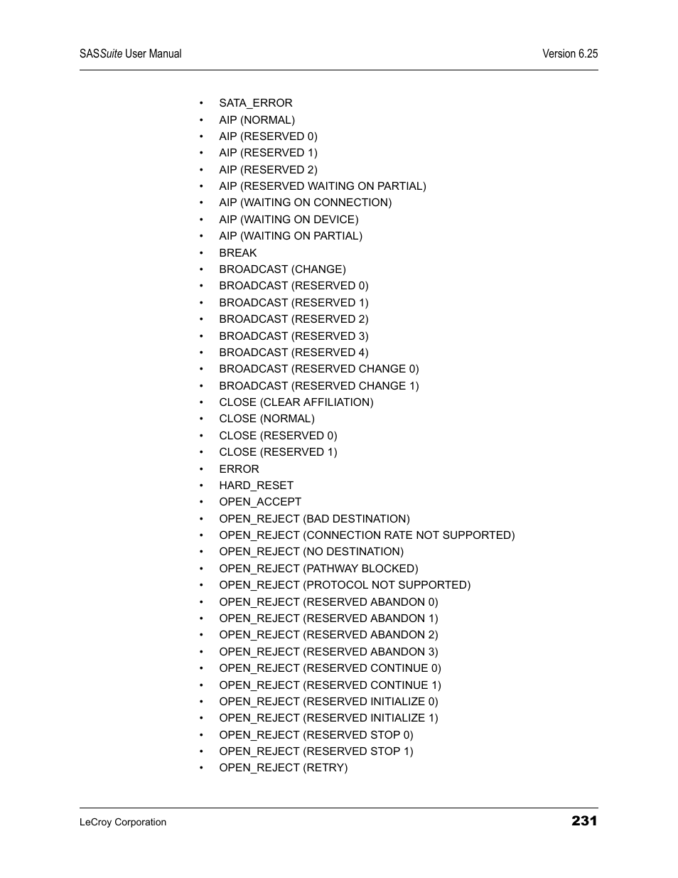 Teledyne LeCroy SAS Suite User Manual User Manual | Page 241 / 302