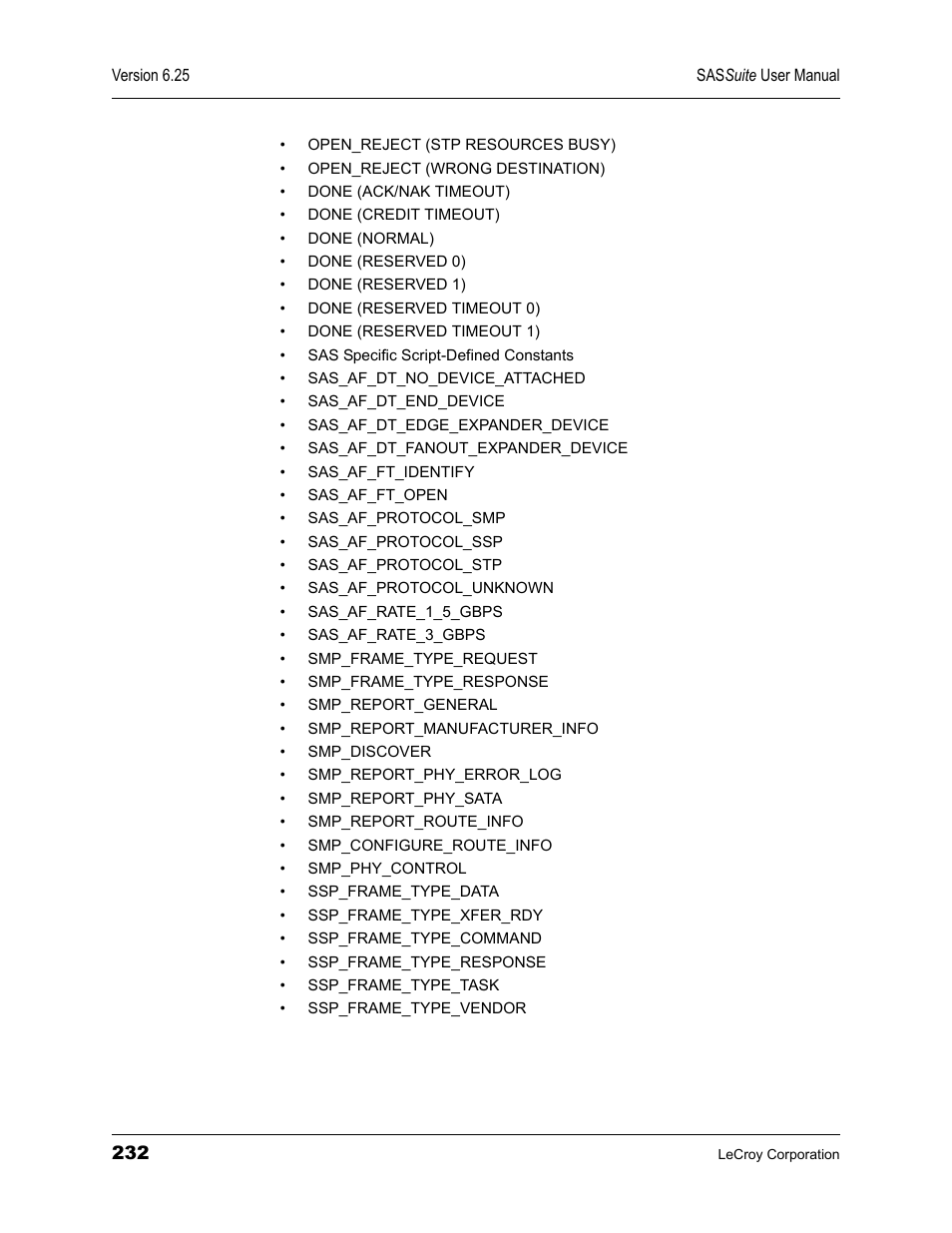 Teledyne LeCroy SAS Suite User Manual User Manual | Page 242 / 302
