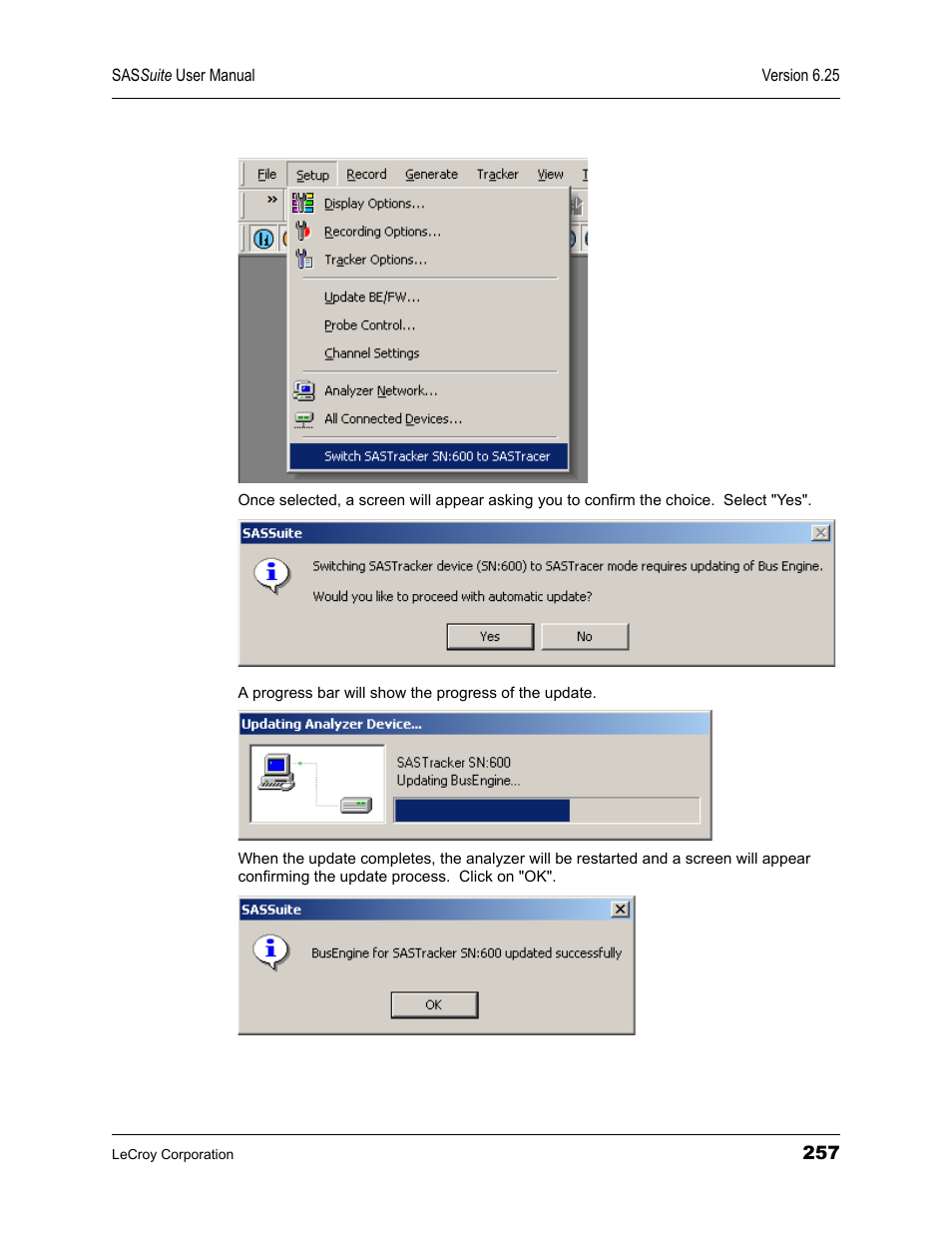 Teledyne LeCroy SAS Suite User Manual User Manual | Page 267 / 302