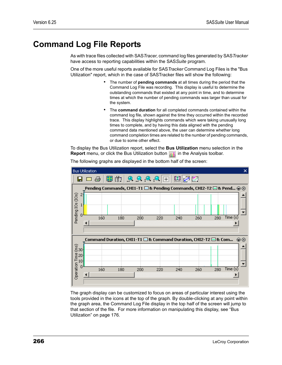 Command log file reports | Teledyne LeCroy SAS Suite User Manual User Manual | Page 276 / 302