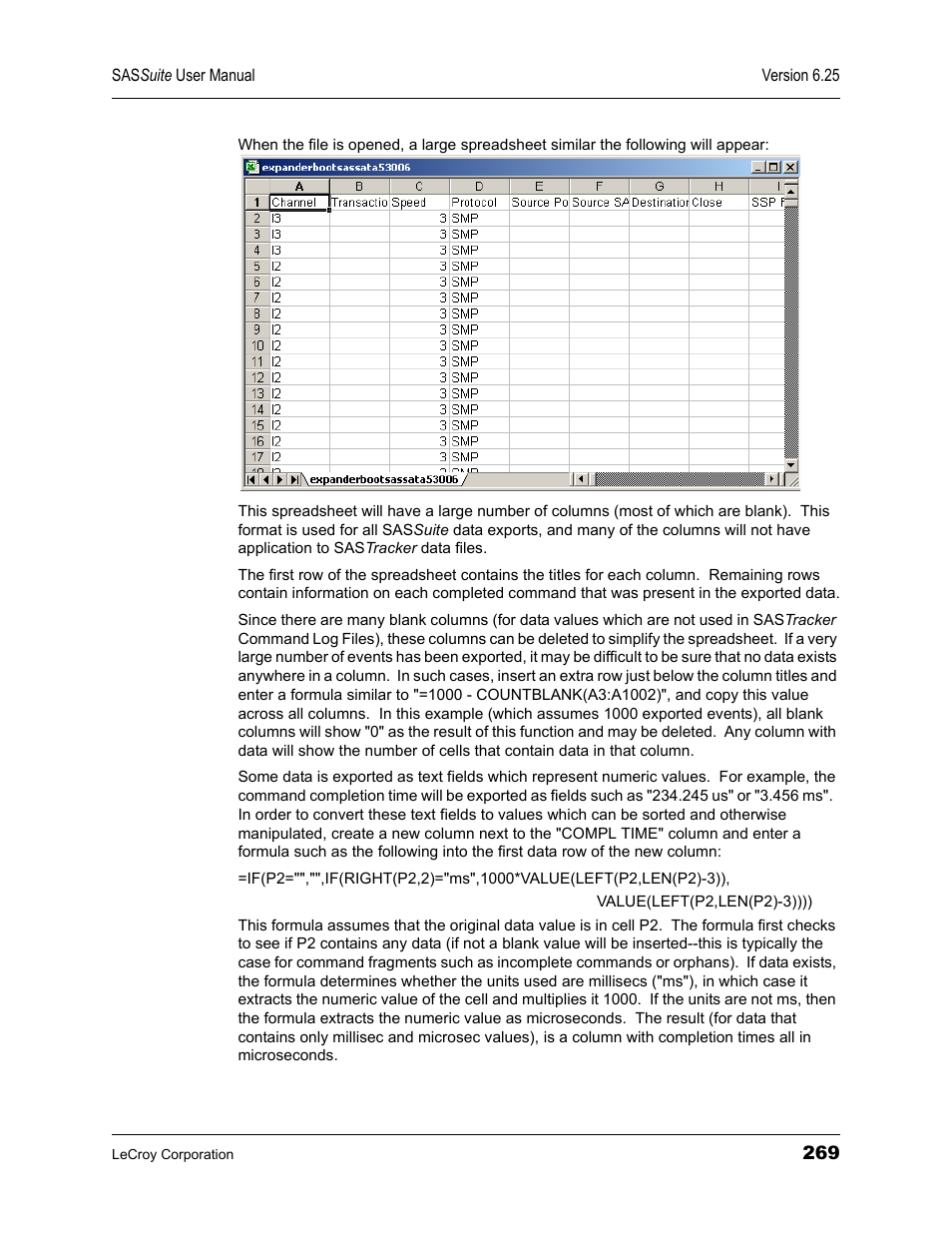 Teledyne LeCroy SAS Suite User Manual User Manual | Page 279 / 302