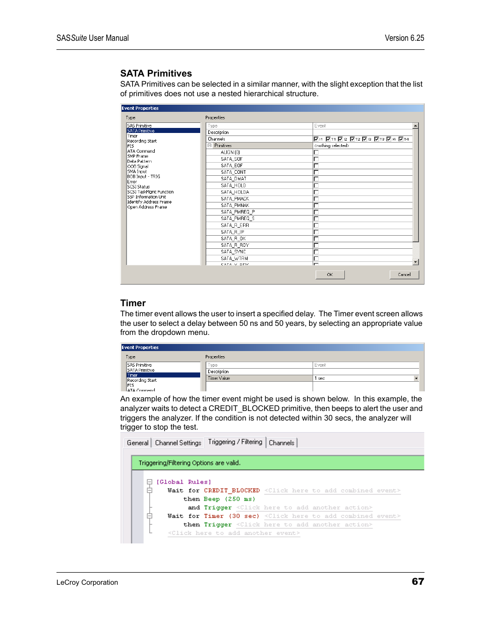Teledyne LeCroy SAS Suite User Manual User Manual | Page 77 / 302