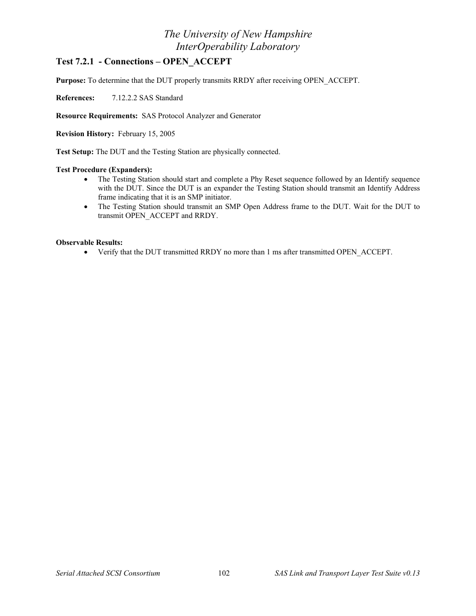 Teledyne LeCroy SAS Verification Test Descriptions User Manual | Page 103 / 186