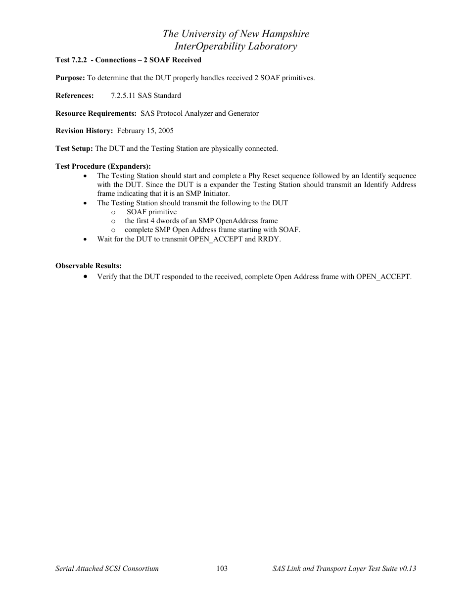 Teledyne LeCroy SAS Verification Test Descriptions User Manual | Page 104 / 186