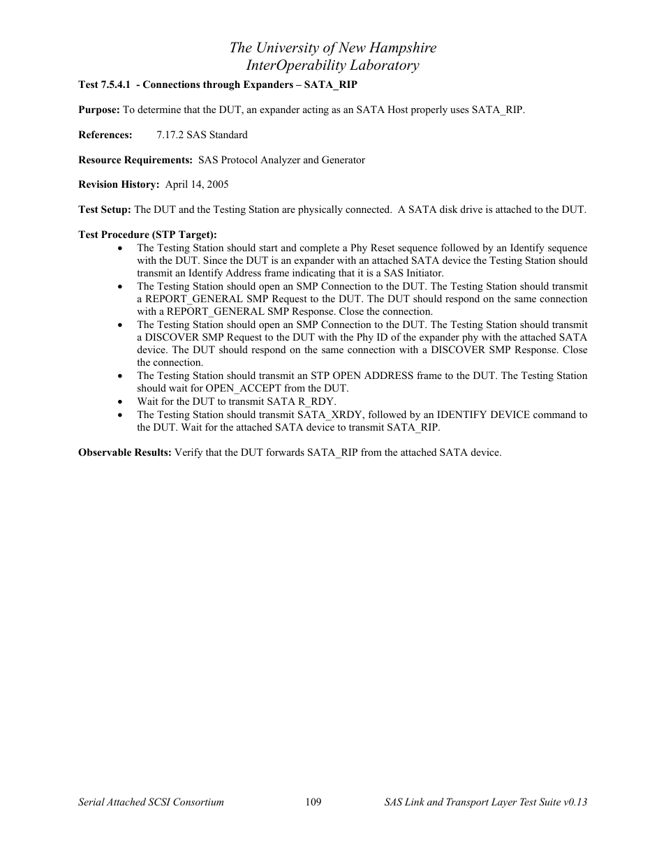 Teledyne LeCroy SAS Verification Test Descriptions User Manual | Page 110 / 186