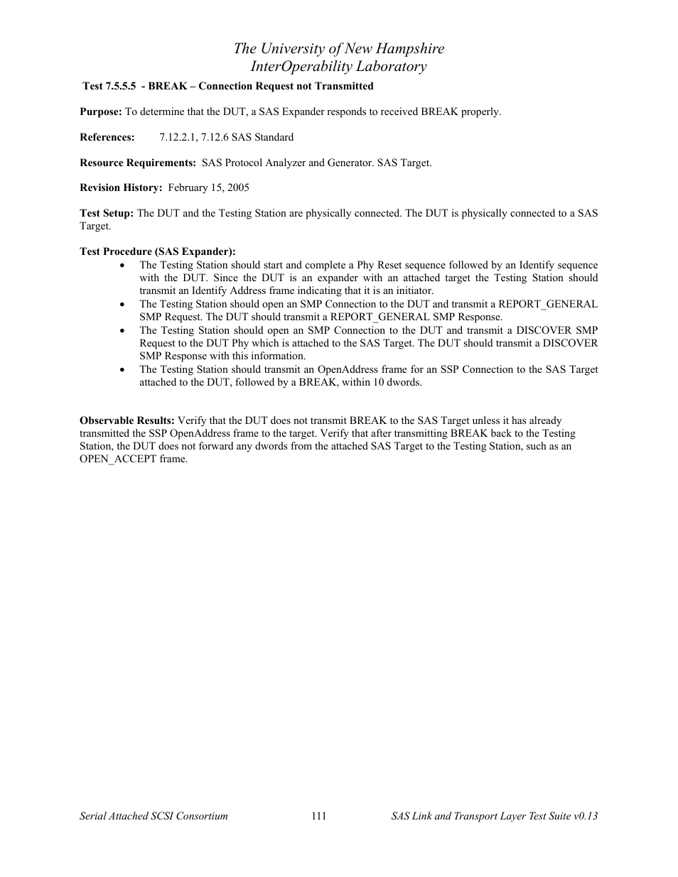 Teledyne LeCroy SAS Verification Test Descriptions User Manual | Page 112 / 186