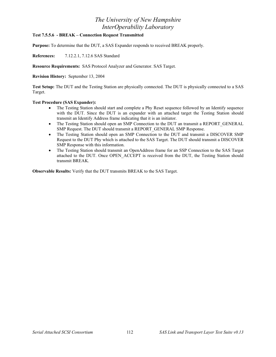 Teledyne LeCroy SAS Verification Test Descriptions User Manual | Page 113 / 186