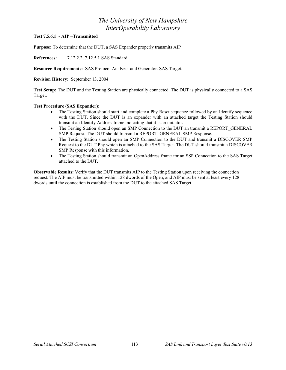 Teledyne LeCroy SAS Verification Test Descriptions User Manual | Page 114 / 186