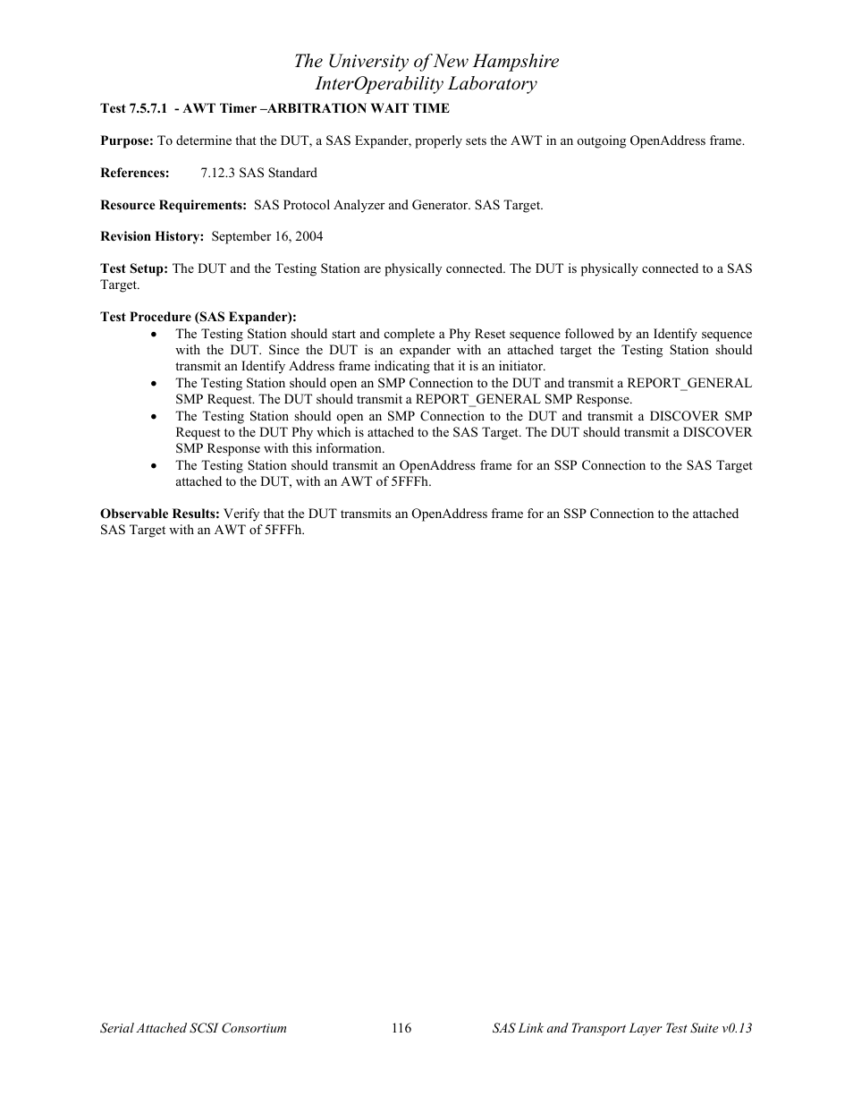 Teledyne LeCroy SAS Verification Test Descriptions User Manual | Page 117 / 186