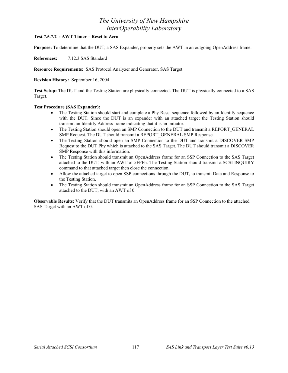 Teledyne LeCroy SAS Verification Test Descriptions User Manual | Page 118 / 186