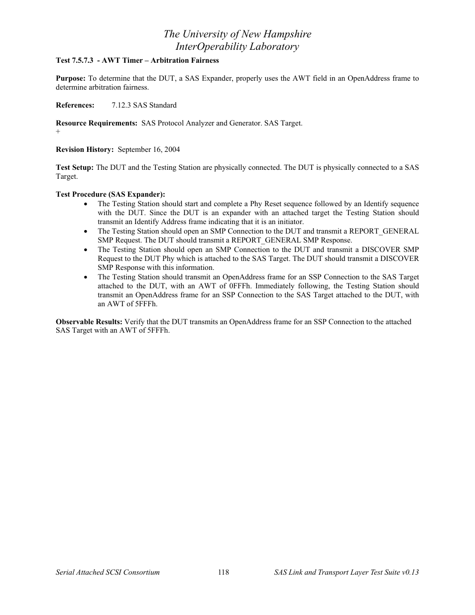 Teledyne LeCroy SAS Verification Test Descriptions User Manual | Page 119 / 186