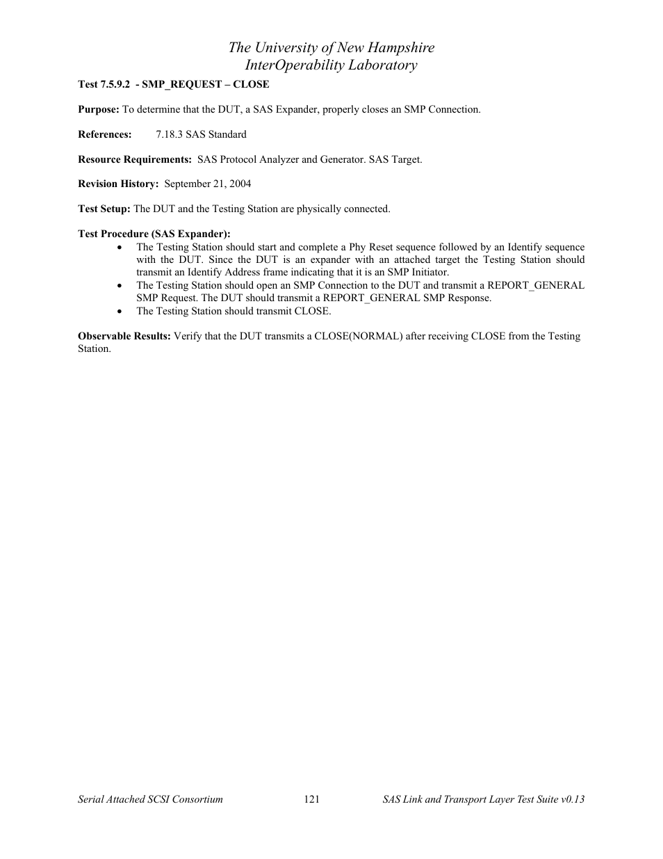 Teledyne LeCroy SAS Verification Test Descriptions User Manual | Page 122 / 186