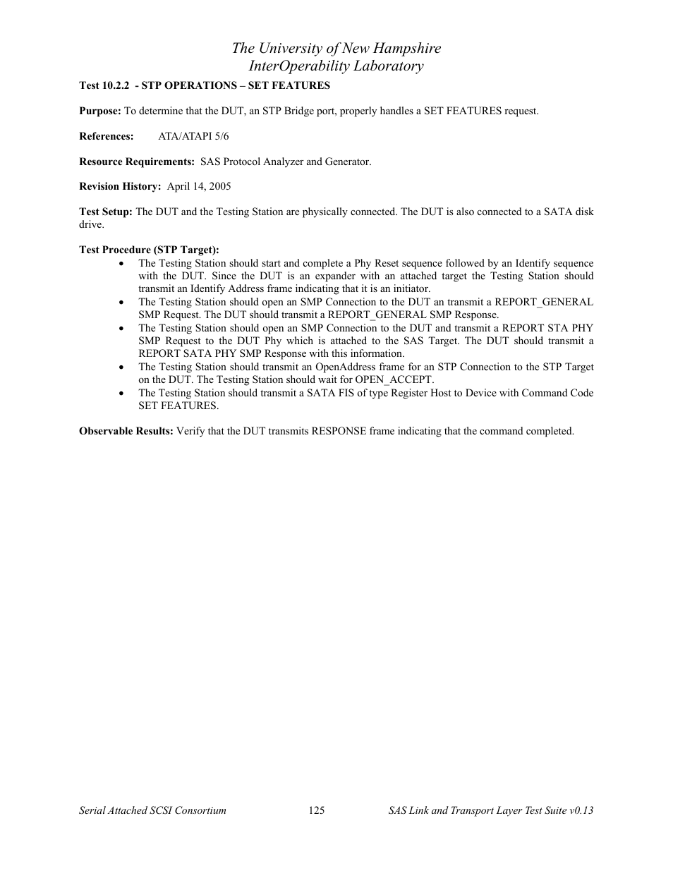 Teledyne LeCroy SAS Verification Test Descriptions User Manual | Page 126 / 186