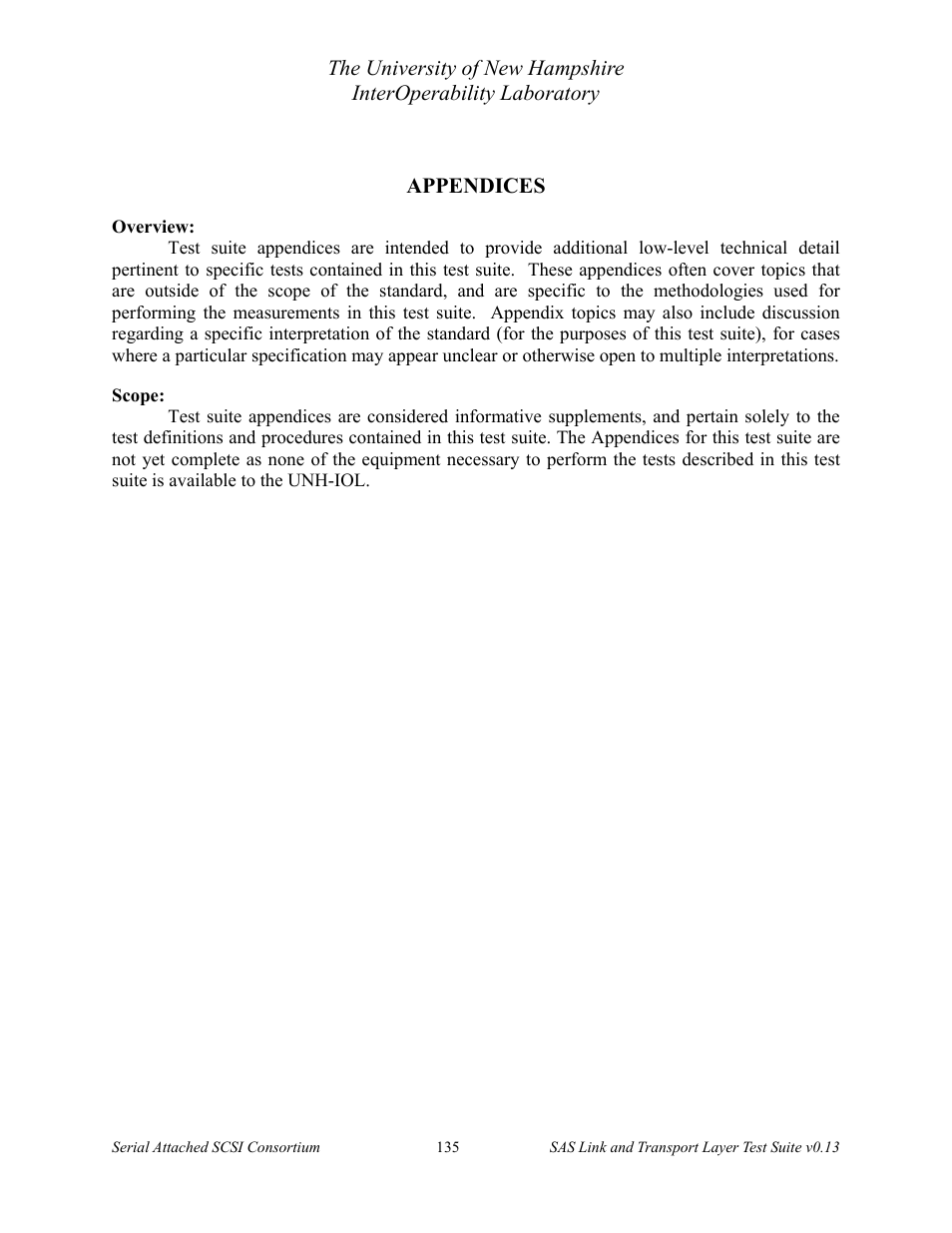 Appendices | Teledyne LeCroy SAS Verification Test Descriptions User Manual | Page 136 / 186