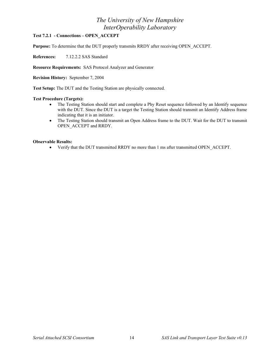 Teledyne LeCroy SAS Verification Test Descriptions User Manual | Page 15 / 186