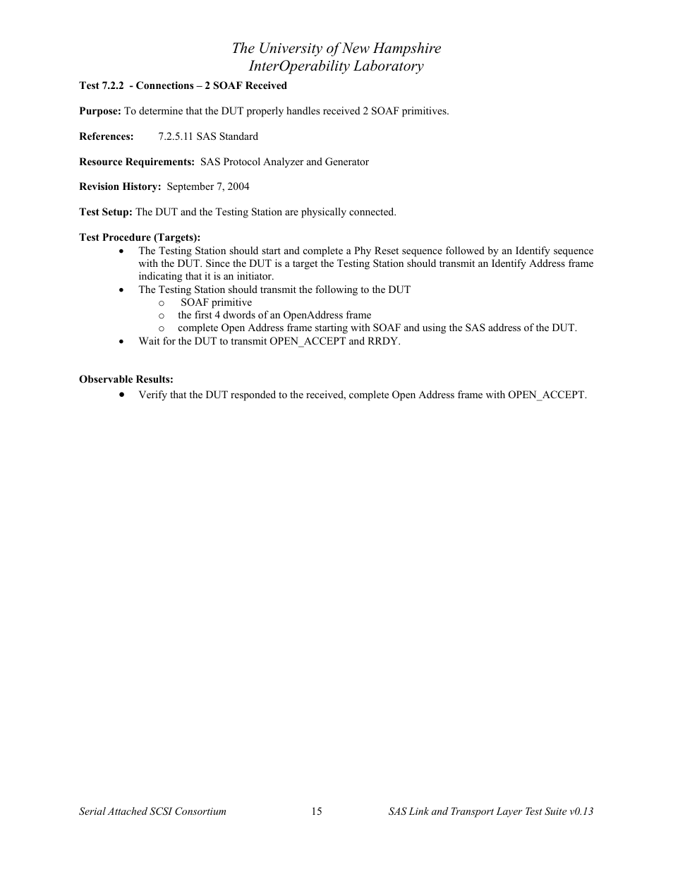 Teledyne LeCroy SAS Verification Test Descriptions User Manual | Page 16 / 186