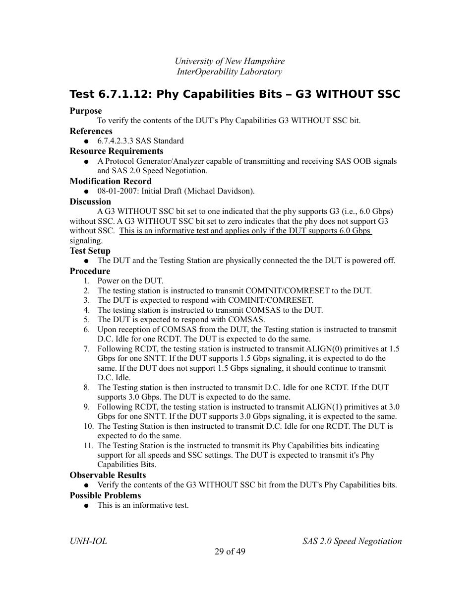 Teledyne LeCroy SAS Verification Test Descriptions User Manual | Page 165 / 186